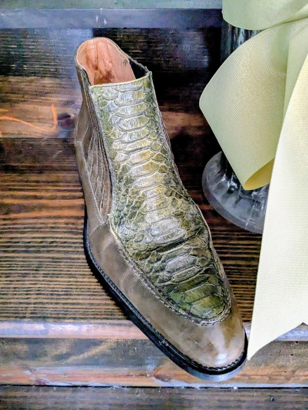 Barrow Forest Green Men's Dress Boots